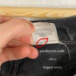 Levi's Levi’s Vintage Y2K 2000’s Black Washed 550 Relaxed Fit Tapered Leg Size 8 Med Photo 6