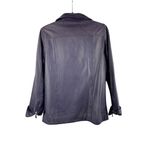 D&Co. Genuine Leather Jacket XS Purple Photo 1
