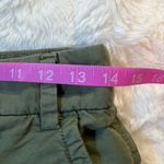 J.Crew Green Shorts with Flat Front and Belt Loops Sz 00 Photo 6