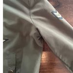 Hippie Rose ⭐️  Sequinned Patch Bomber Jacket Army Green Coat‎ Outerwear Size XL Photo 5