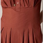 J.Crew NWT  clinch waist midi dress Thanksgiving mahogany Terracotta size 4 P Photo 2