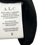 ALC Frank A.L.C. Lita Black Gold Maxi Dress Women’s Size 2 Cutout Metallic Formal Photo 8