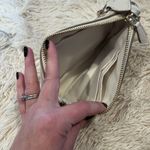 Coach  F53340 Pebbled Leather Large Chain Wristlet  Phone Purse Ivory/Cream NWT Photo 6