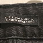 ZARA women Charcoal Distressed Jeans Photo 3