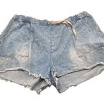 No Boundaries  Size XXXL Cutoff Distressed Loose  Short Shorts Elastic Band Short Photo 0