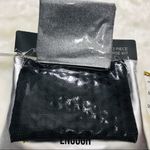 NWT 3 Piece Black & Silver Travel Makeup Bags Gift Set Photo 4