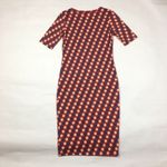 LuLaRoe Star Print Stretch Knee Length Dress Photo 3