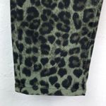 Good American Green Sage Leopard Good Waist Crop skinny Jeans 4 27 NWT Photo 2