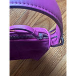 Ann Taylor Vintage Purple Suede Baguette Bag – Genuine Leather Photo 4