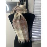 THE SCOTCH HOUSE Brown Plaid Rectangular Mohair Made In Scotland Vintage Photo 6