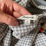 Madewell Ruffle-Sleeve Babydoll Dress in Seersucker Gingham Photo 9