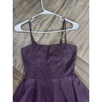 City Triangles  Juniors 3 Short Sleeveless Mini Dress   Purple Gown Photo 1