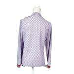 Vintage Lady Blair Top Size 14 Purple Floral Cottagecore Fairy Retro Throwback Photo 1