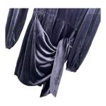 Yumi Kim  Purple Velvet Tie Waist Dress New Small Photo 3