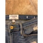 Frame Denim Le High Straight Distressed Ripped Denim Jeans, Size 28 Photo 4