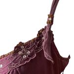 Free People  Babydoll Silk Midi Dress in Eggplant Photo 7