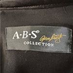 ABS Allen Schwartz Black Sequin Moto Punk Mini Dress Size Small Photo 2