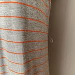 Calvin Klein sz 4 gray orange stripe mini shirt dress Photo 3
