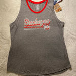 Rivalry Threads Gray Ohio State Buckeyes Tank Top NEW Ladies Large  Photo 0