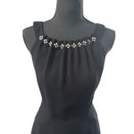 Tory Burch Sheila Embellished Floral Fit and Flare Little Black Dress - Size 4 Photo 10