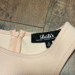 Lulus  Light Pink Woman's Skater Business Casual Mini Dress Size Small Photo 2