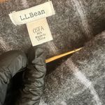LL Bean Gray White Stripe Merino Wool Blend Knit Poncho Sweater One Size Size undefined Photo 3