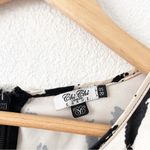 Chi Chi London Adelina Monochrome Satin Midi Dress in Black White Photo 2