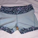 YogaSmoga Aurum Vigor Augusta Shorts Size 6 Blue Purple Print Yoga Athletic Photo 5