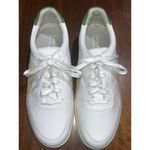 Everlane  The ReLeather Court Sneaker in Green & Canvas 10 New Womens Casual Shoe Photo 4