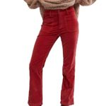 Free People Nwot HIGH TIME VELVET KICK FLARE PANTS Photo 2