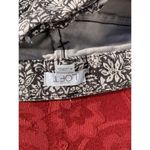 Ann Taylor  Loft Pants Size 4 Womens Floral‎ Black White Jeans Photo 3