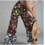 Anthropologie  Maeve Callan Wide-Leg Pants in Flower Photo 0