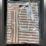 NWT Small Women's Summer Striped Short Sleeve TShirt Dress White Photo 4