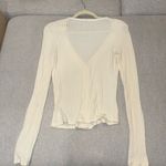Urban Outfitters  Cream Button-Up Cardigan Photo 2
