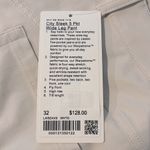 Lululemon  City Sleek 5 Pocket Wide-Leg Pant Full Length White Size 32 NWT! Photo 5