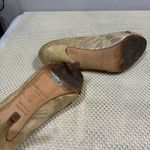 Kate Spade New York Billie Peep Toe Heels Gold Snakeskin Leather Pumps Size 7 Photo 6