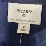 Rodarte Navy Lace Tulle Pleated Skirt Blue Size 2 Photo 6