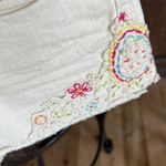 No Boundaries Denim Shorts Sunscreem Off White Embroidered Crochet Cutoffs Womens 1 XS Photo 5