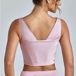 Oh Polly Malin Draped Cowl Corset in Blush Photo 4