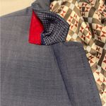 Ted Baker Blue Blazer with Geometric Lining Photo 4