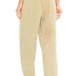 Free People  Linen Cotton Cargo Button-Fly Pants Relaxed Slouchy Photo 1