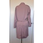 All Saints Bexley Mac Trench Coat in Rose Pink Size Medium Photo 2