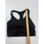 PINK - Victoria's Secret  Ultimate Sports Bra Racerback Tie Front Black M‎ Photo 2