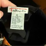 Talbots Vintage Black Velour Skirt Size 16 Photo 3