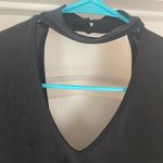 Green Envelope Bell Sleeve Choker Black Long Sleeve Size XS Photo 2