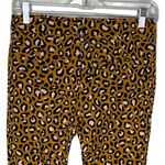 Old Navy Old Navy Pants Womens 4 Brown Pink Leopard Pixie Colorful Office Career Casual Photo 3