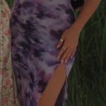 Urban Outfitters Outfitter Purple floral bodycon dress Photo 0