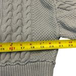 RE/DONE  Womens Cable Knit Cropped Sweater Sz M Fisherman Preppy Coastal Grandma Photo 4