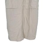 Monki  Khaki Overall Denim Dungaree Dress size Small Sleeveless Pockets Cotton Photo 3