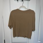 American Eagle  Outfitters Brown Top A&E Soft Sexy Boxy Shirt Photo 3